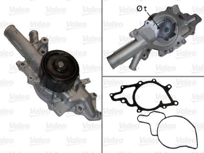 Water Pump, engine cooling VALEO 506676
