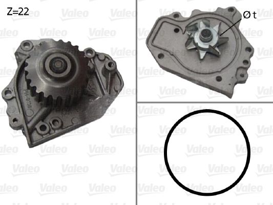 VALEO 506680 Water Pump, engine cooling