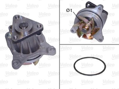 Water Pump, engine cooling VALEO 506694