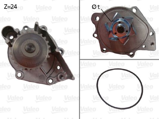 VALEO 506696 Water Pump, engine cooling