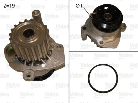 VALEO 506700 Water Pump, engine cooling