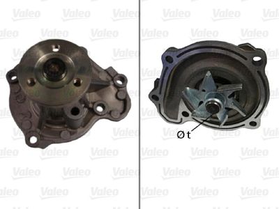 Water Pump, engine cooling VALEO 506717