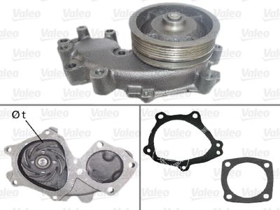 Water Pump, engine cooling VALEO 506722