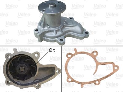 Water Pump, engine cooling VALEO 506737