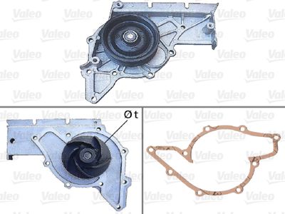 Water Pump, engine cooling VALEO 506781