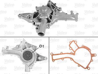 Water Pump, engine cooling VALEO 506787
