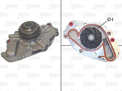 Water Pump, engine cooling VALEO 506803