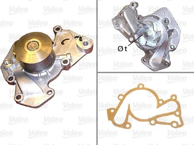 Water Pump, engine cooling VALEO 506819