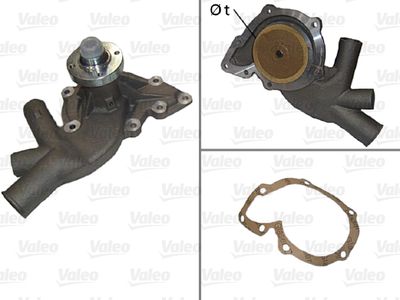 Water Pump, engine cooling VALEO 506828