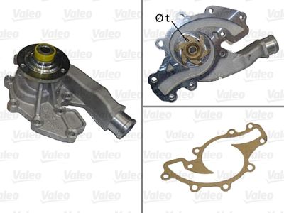 Water Pump, engine cooling VALEO 506829