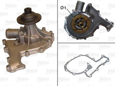 Water Pump, engine cooling VALEO 506830
