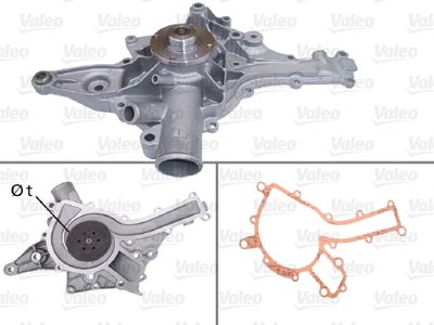 Water Pump, engine cooling VALEO 506832
