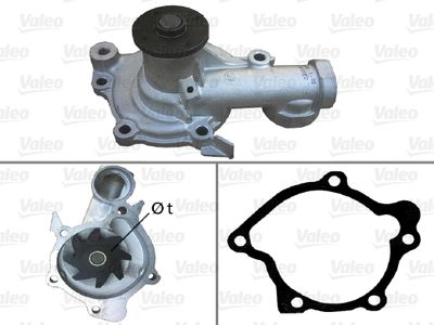 Water Pump, engine cooling VALEO 506857