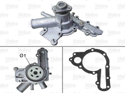Water Pump, engine cooling VALEO 506861