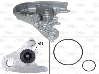Water Pump, engine cooling VALEO 506864