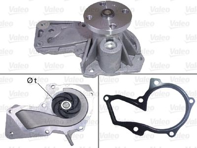 Water Pump, engine cooling VALEO 506893