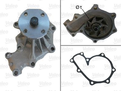 Water Pump, engine cooling VALEO 506898