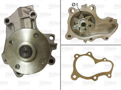 Water Pump, engine cooling VALEO 506900