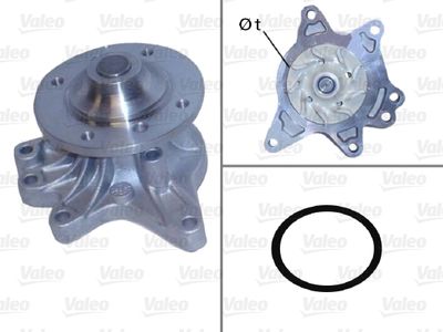Water Pump, engine cooling VALEO 506906