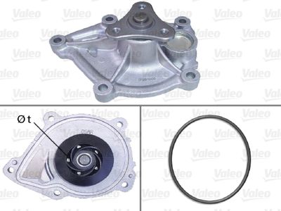 Water Pump, engine cooling VALEO 506914