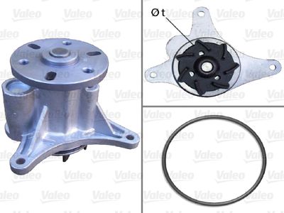 Water Pump, engine cooling VALEO 506952