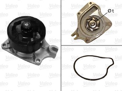Water Pump, engine cooling VALEO 506973