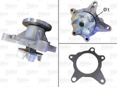 Water Pump, engine cooling VALEO 506977