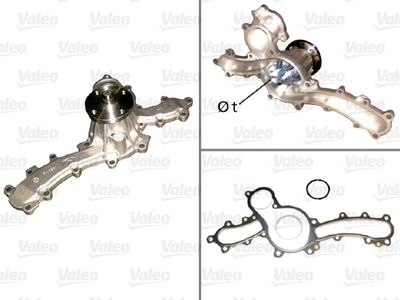 Water Pump, engine cooling VALEO 506979