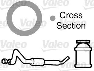Gasket, coolant pipe VALEO 508993