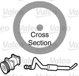 Gasket, coolant pipe VALEO 509153