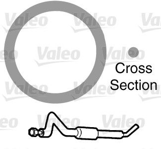 Gasket, coolant pipe VALEO 509155