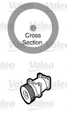 VALEO 509171 Gasket, coolant pipe