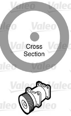 VALEO 509179 Gasket, coolant pipe