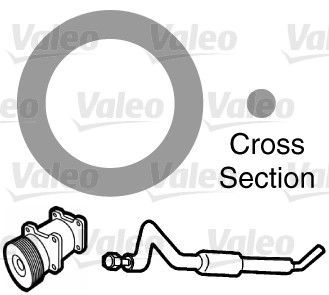 Gasket, coolant pipe VALEO 509300