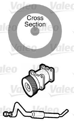 Gasket, coolant pipe VALEO 509750