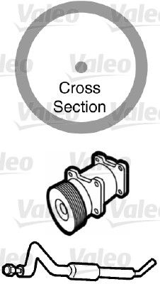 Gasket, coolant pipe VALEO 509770