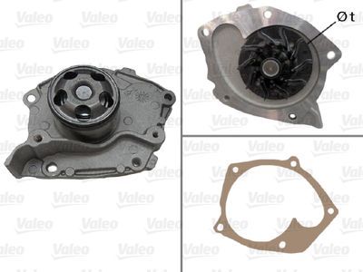 Water Pump, engine cooling VALEO 526001