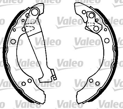 VALEO 562051 Brake Shoe Set