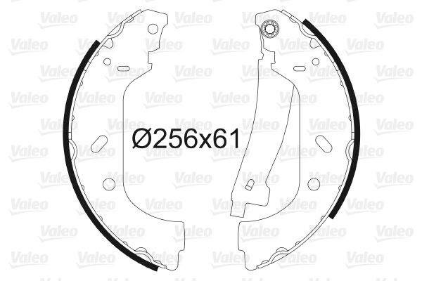 VALEO 562552 Brake Shoe Set