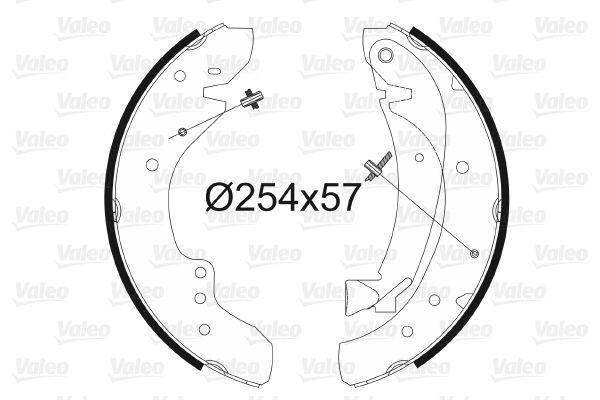 VALEO 562584 Brake Shoe Set