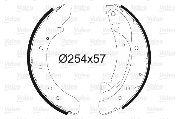 VALEO 562627 Brake Shoe Set