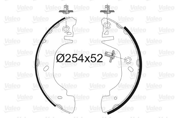 VALEO 562637 Brake Shoe Set