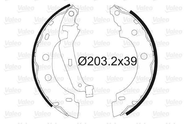 VALEO 562642 Brake Shoe Set