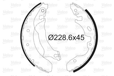 Brake Shoe Set VALEO 562724