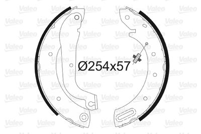 Brake Shoe Set VALEO 562752
