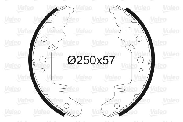VALEO 562760 Brake Shoe Set