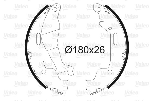 VALEO 562783 Brake Shoe Set
