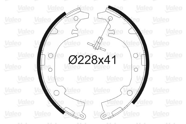 VALEO 562993 Brake Shoe Set