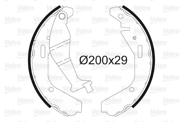 VALEO 564102 Brake Shoe Set