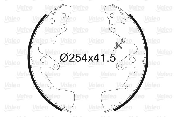 VALEO 564107 Brake Shoe Set